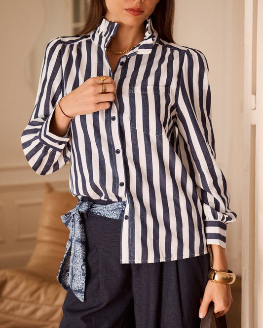 Dottie shirt: Navy / S