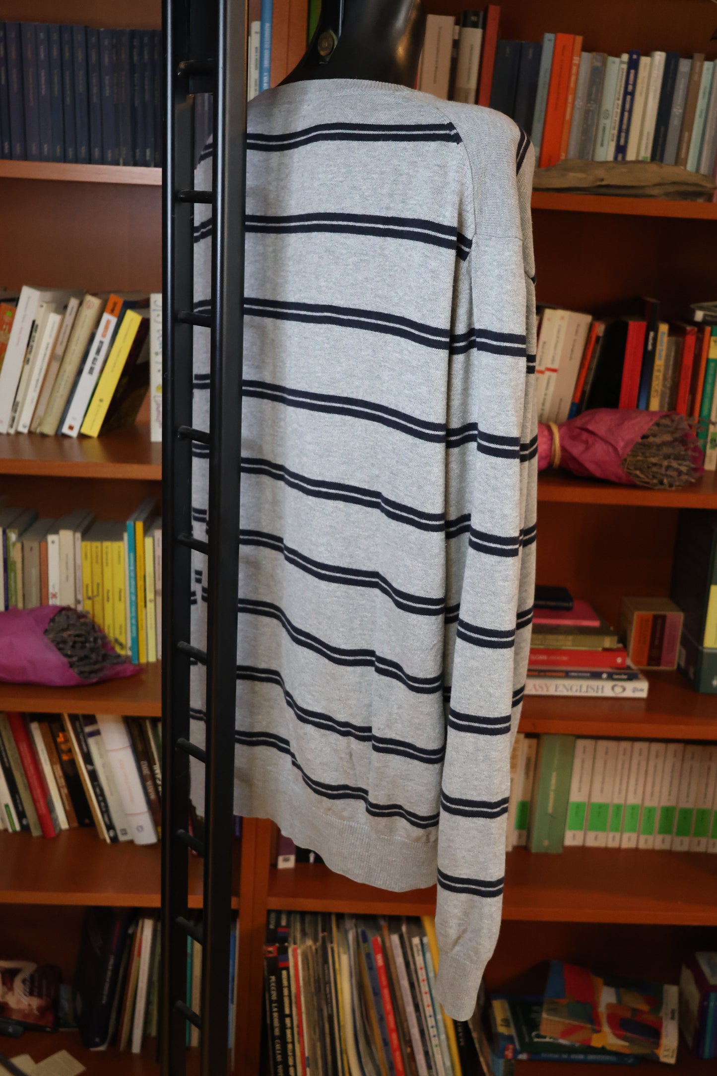 Striped boyfriend sweater