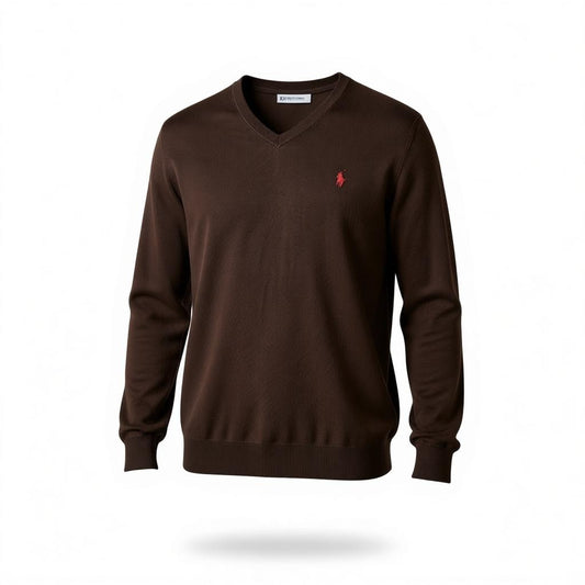 Maglione Ralph Lauren color cioccolato