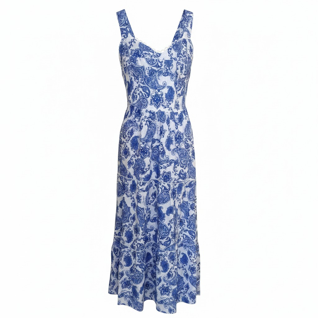 Maxi dress in lino