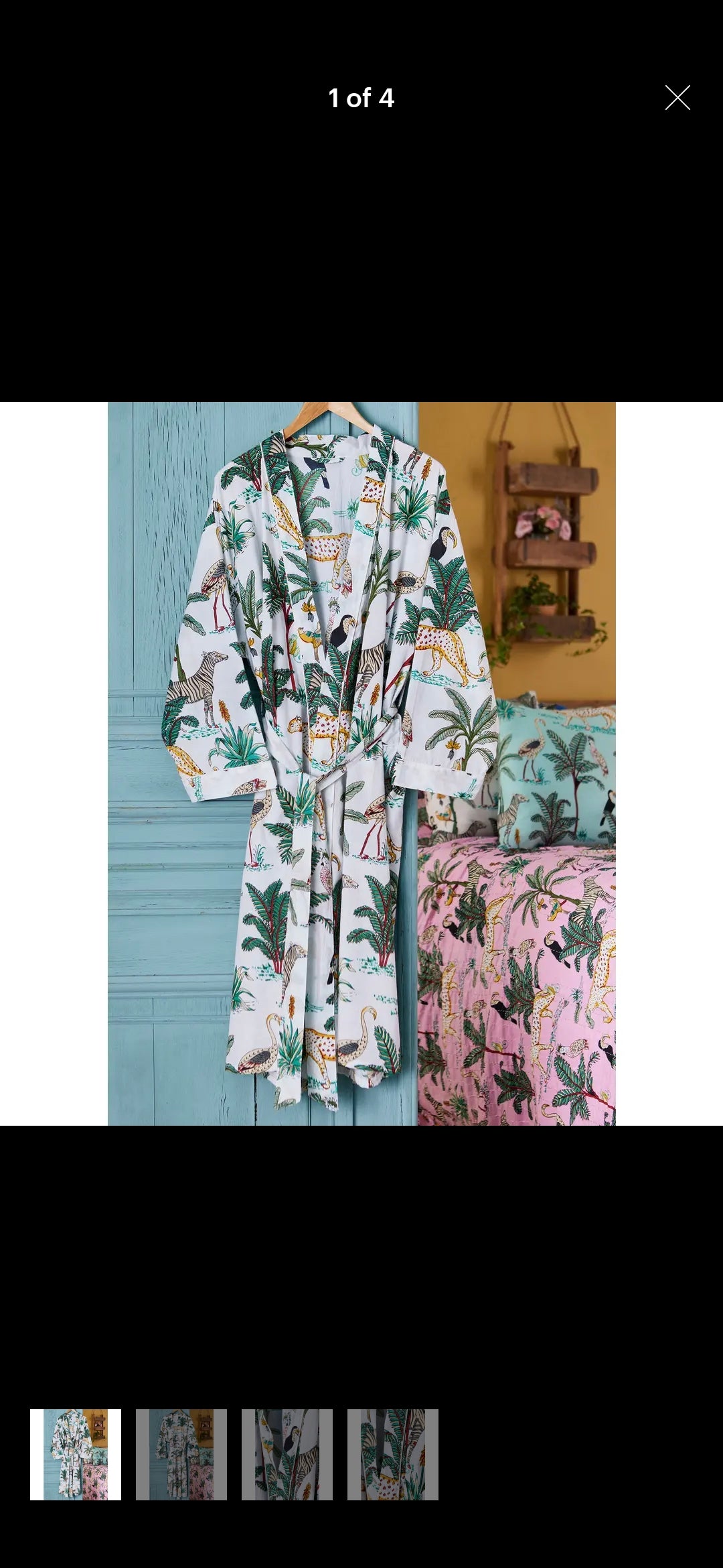 Jungle kimono bianco Small