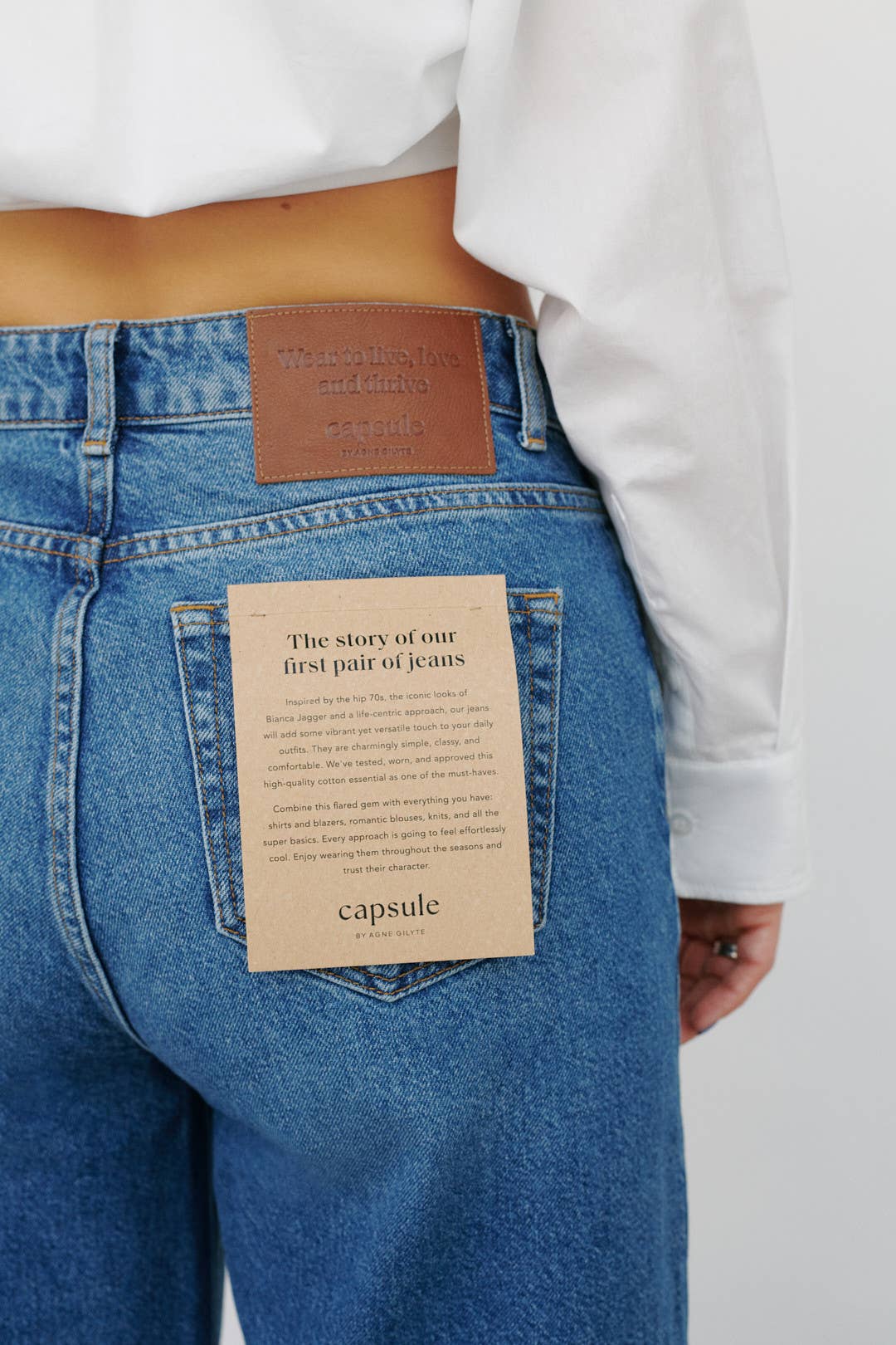 Jeans 'HARLEM' | wide leg quality denim: Blue / L