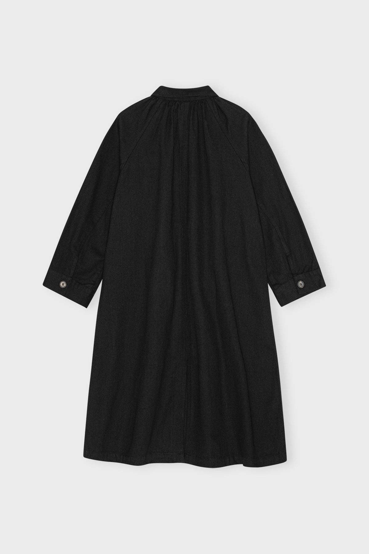Eloise coat canvas: Black / M