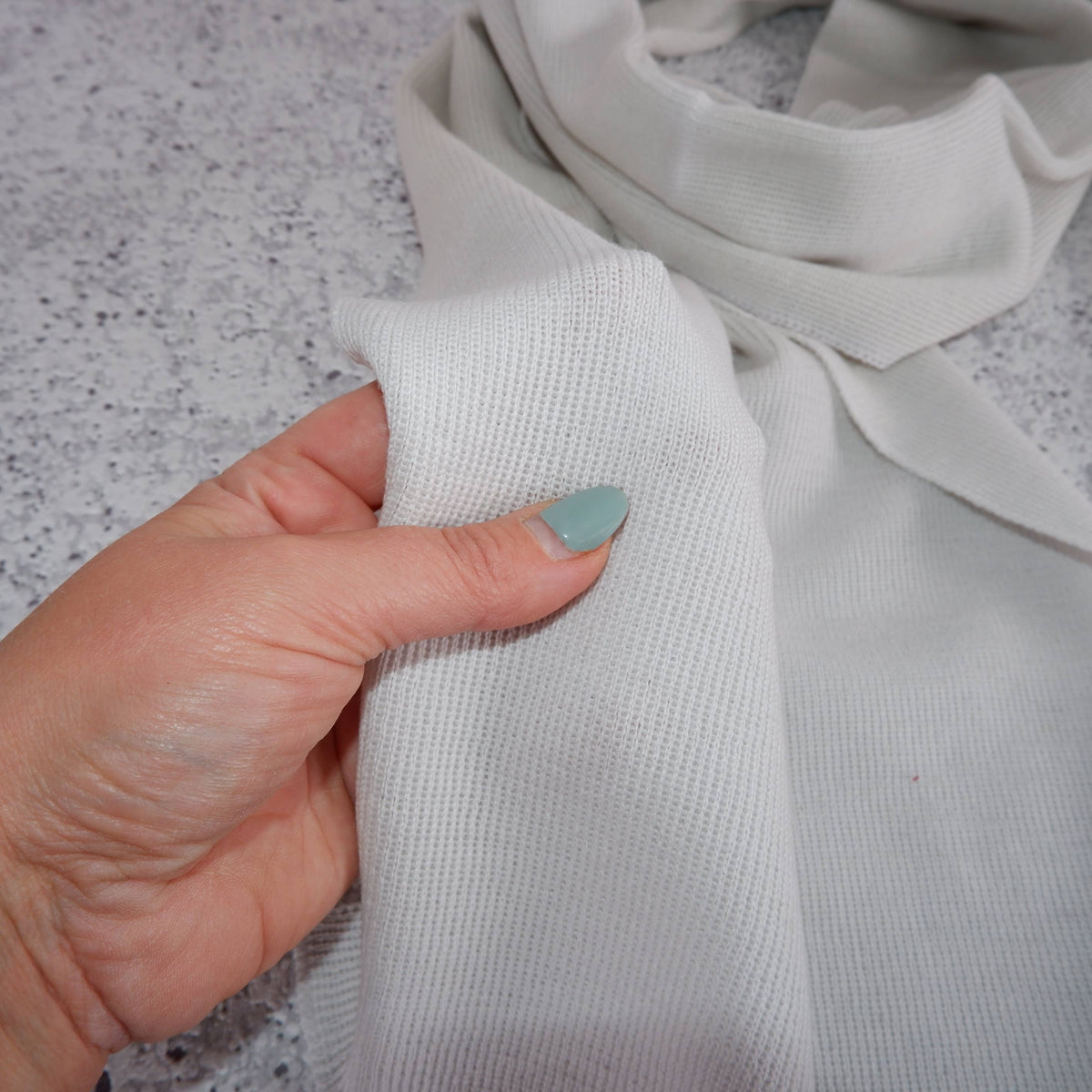 100% Merino wool scarf for men or women - Unisex beige wool: Beige