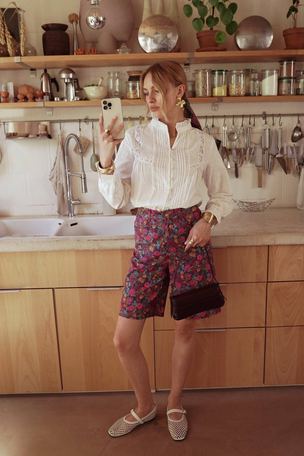Irvine shirt: Blanc / M/L