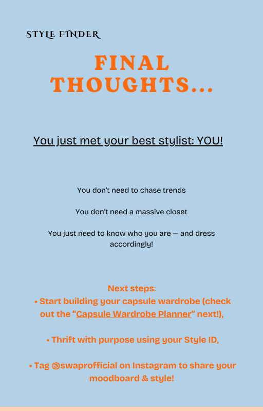 Style Finder Workbook