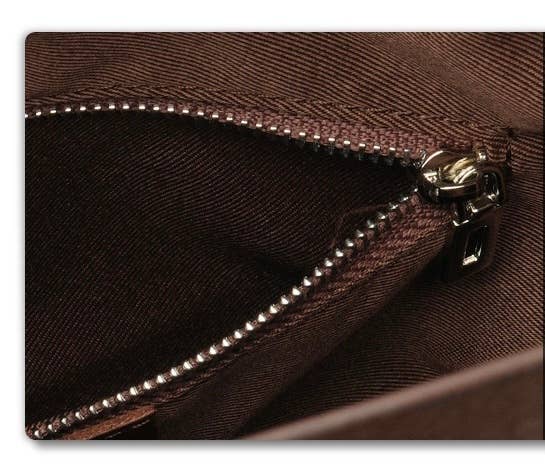 Genuine Leather Minimalism Bucket Shape Shoulder Tote Bag: Coffee