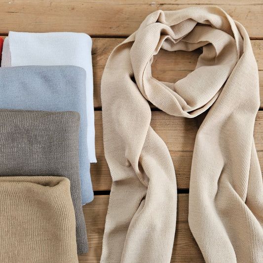 100% Merino wool scarf for men or women - Unisex