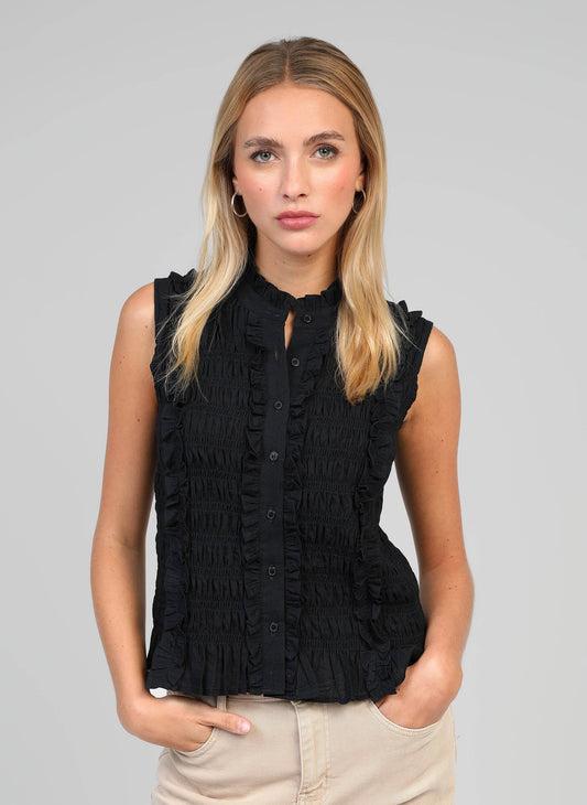 CAMICIA SLOANE nera: M