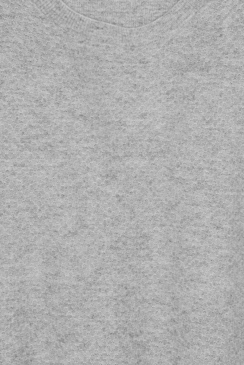 Molly knit merino - light grey melange: Light grey melange / L