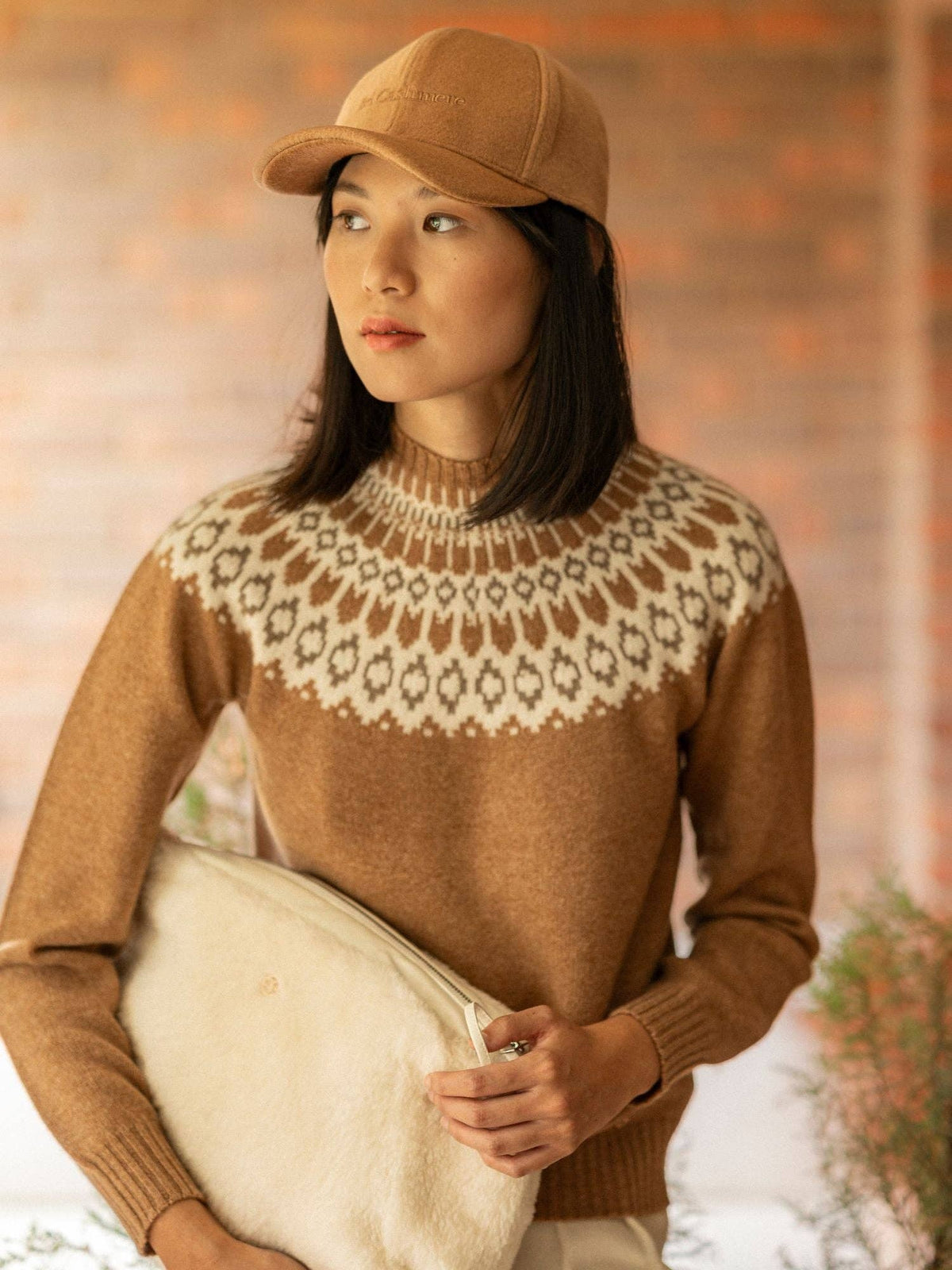 Martina Cashmere Sweater Camel: S