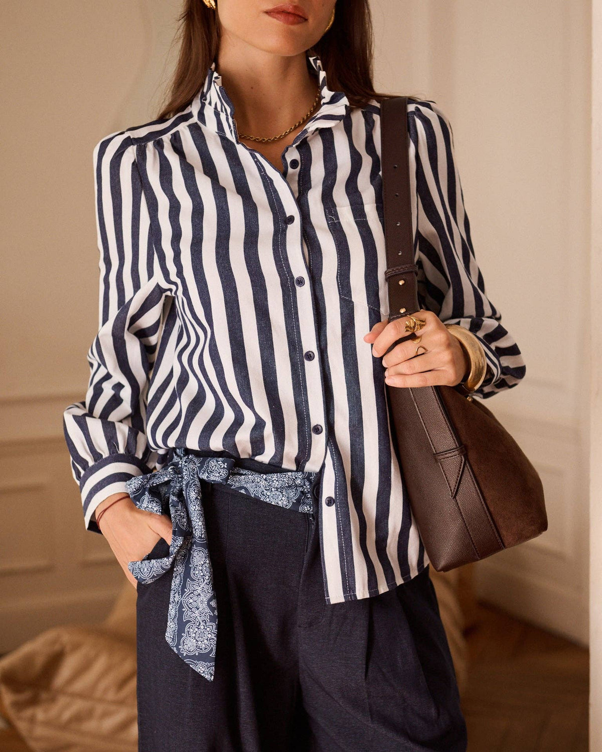 Dottie shirt: Navy / S