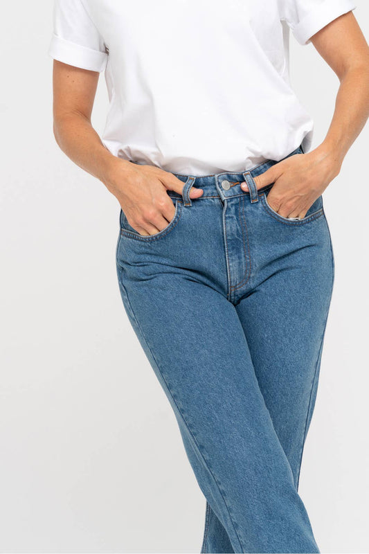 Jeans 'LA PARISIENNE'  | flattering slim fit: Blue / S