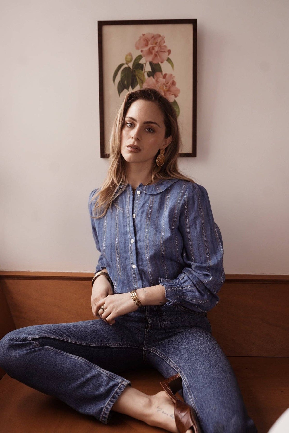 Solen shirt: Navy / M/L
