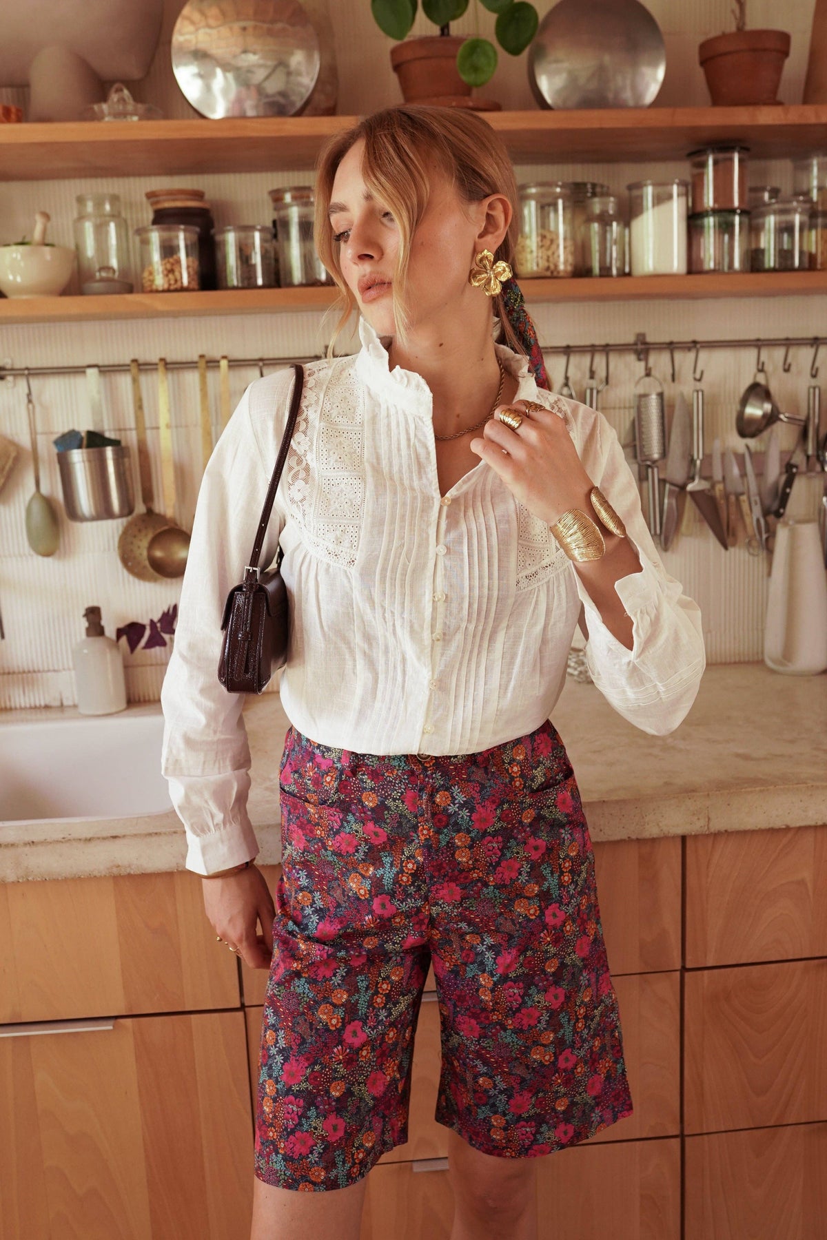 Irvine shirt: Blanc / M/L