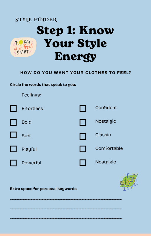 Style Finder Workbook