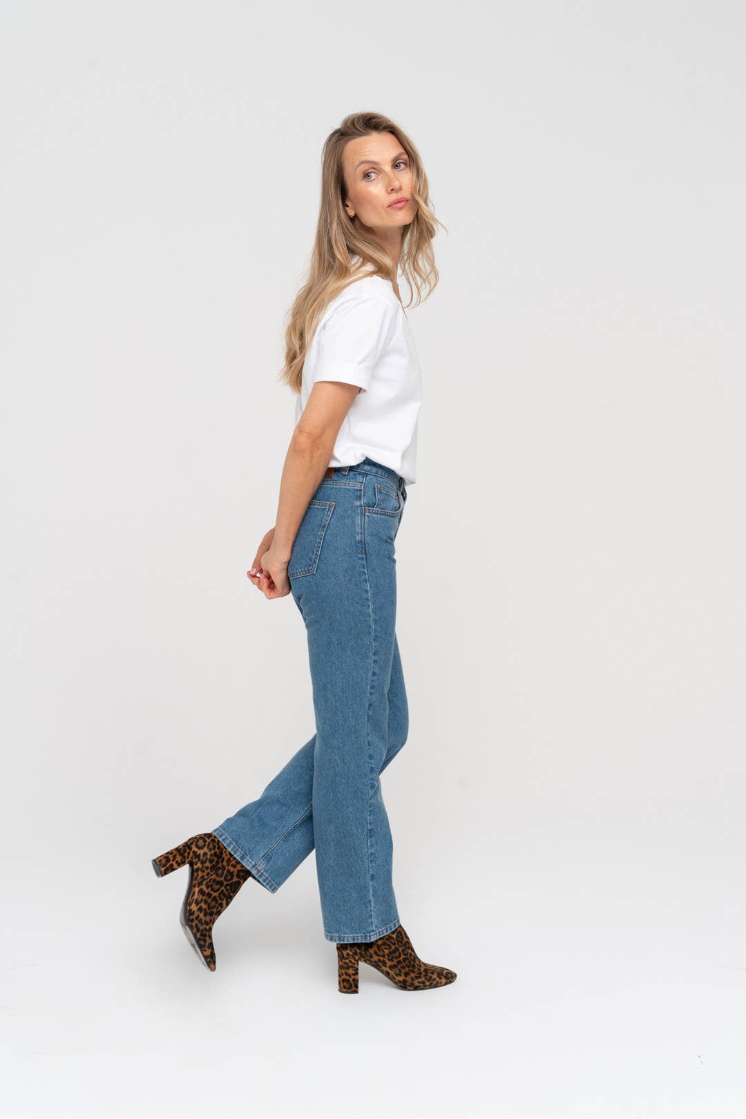 Jeans 'LA PARISIENNE'  | flattering slim fit: Blue / S