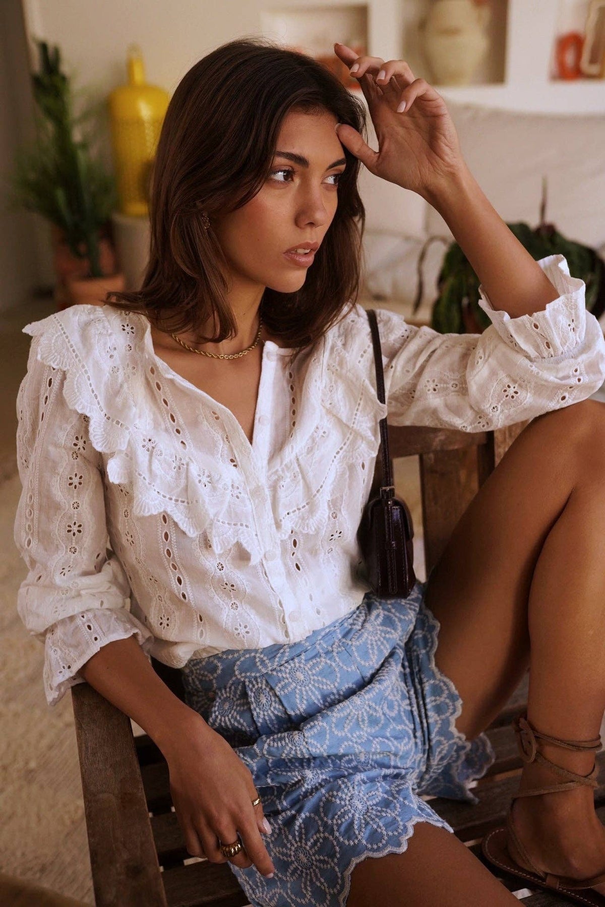 Beautiful Blouse: Blanc / M/L