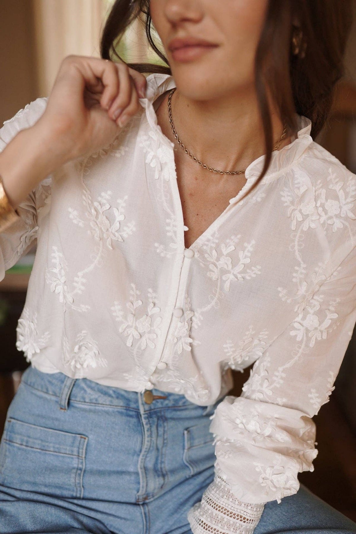 Isaac Shirt: White / M/L