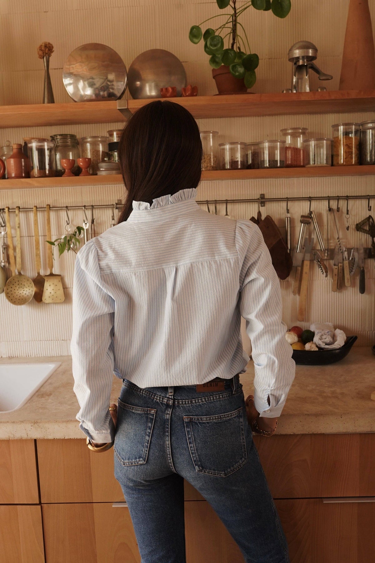 Clotilde shirt: azzurra / S/M