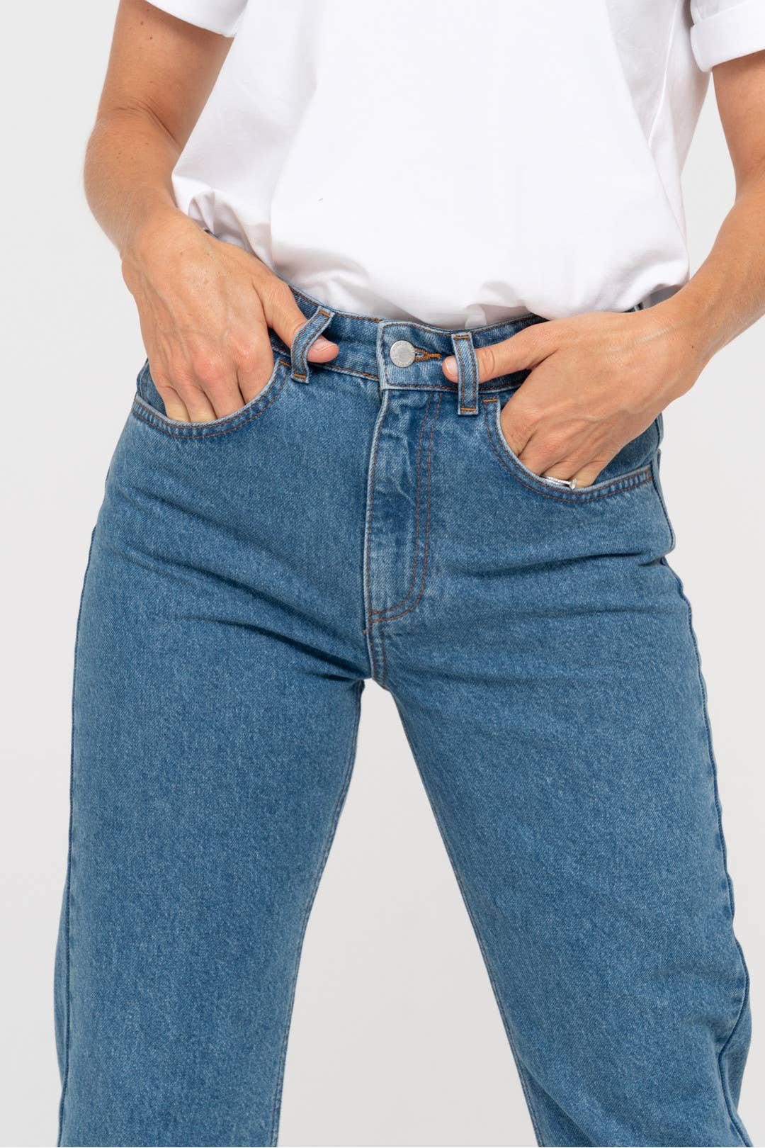 Jeans 'LA PARISIENNE'  | flattering slim fit: Blue / M