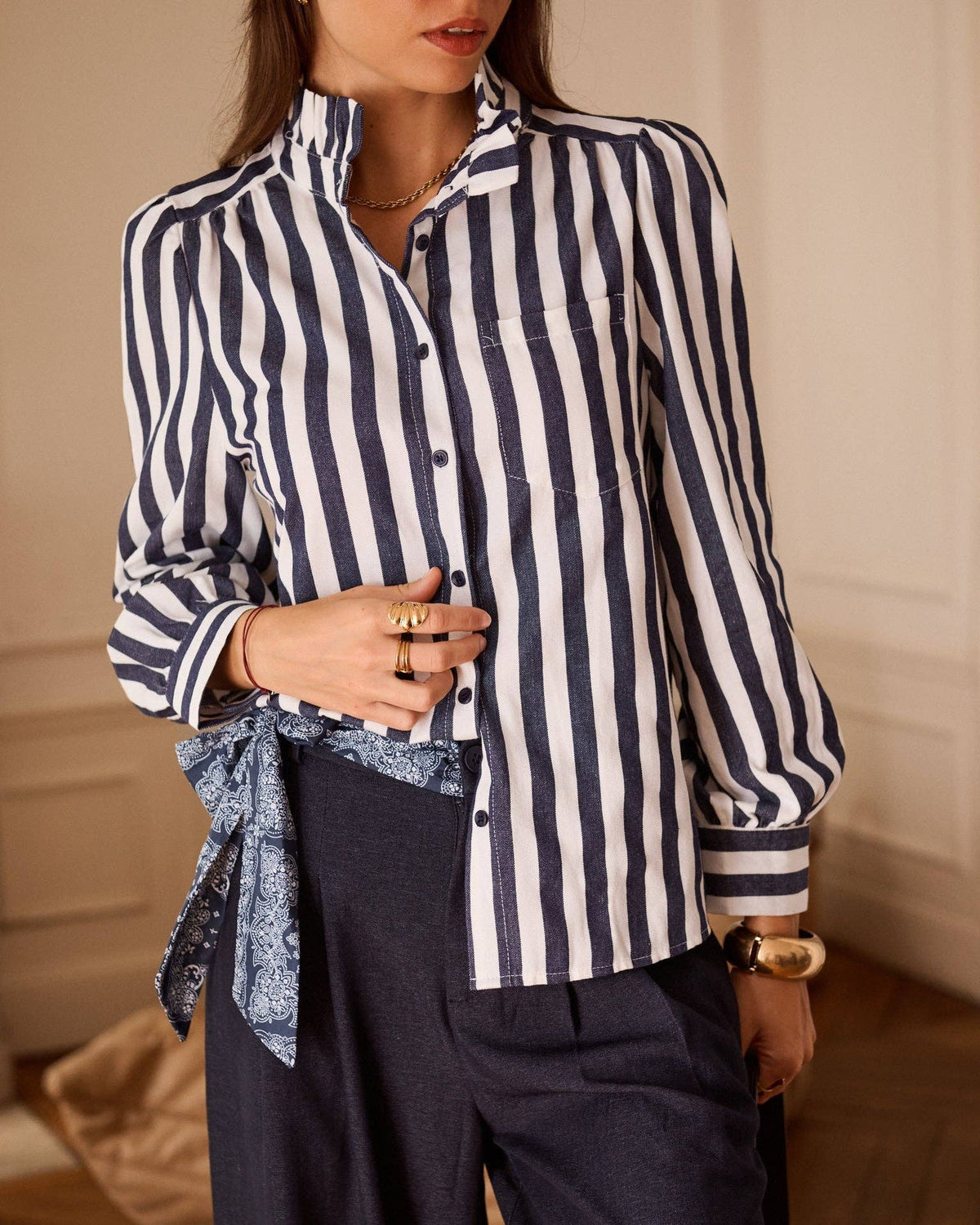 Dottie shirt: Navy / M