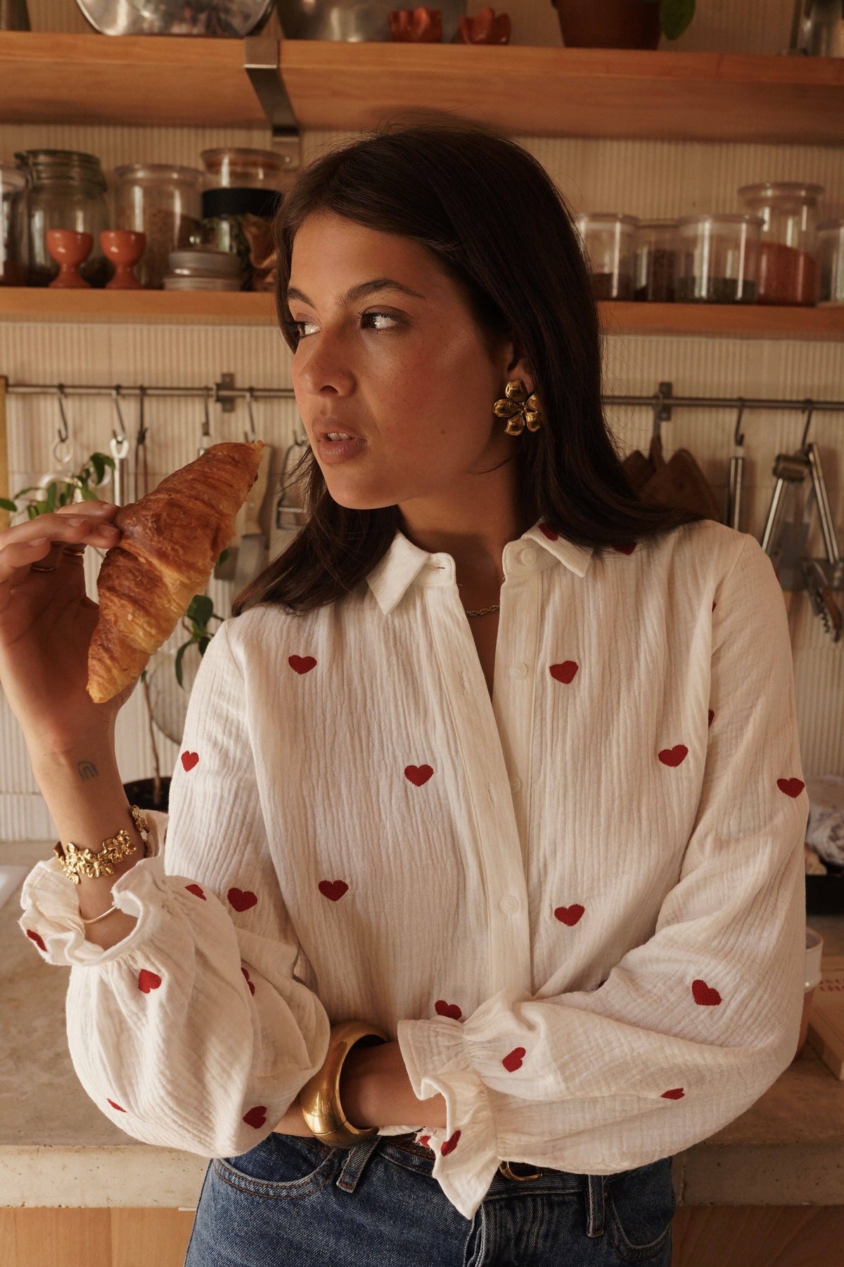 Lou Shirt: White / S/M