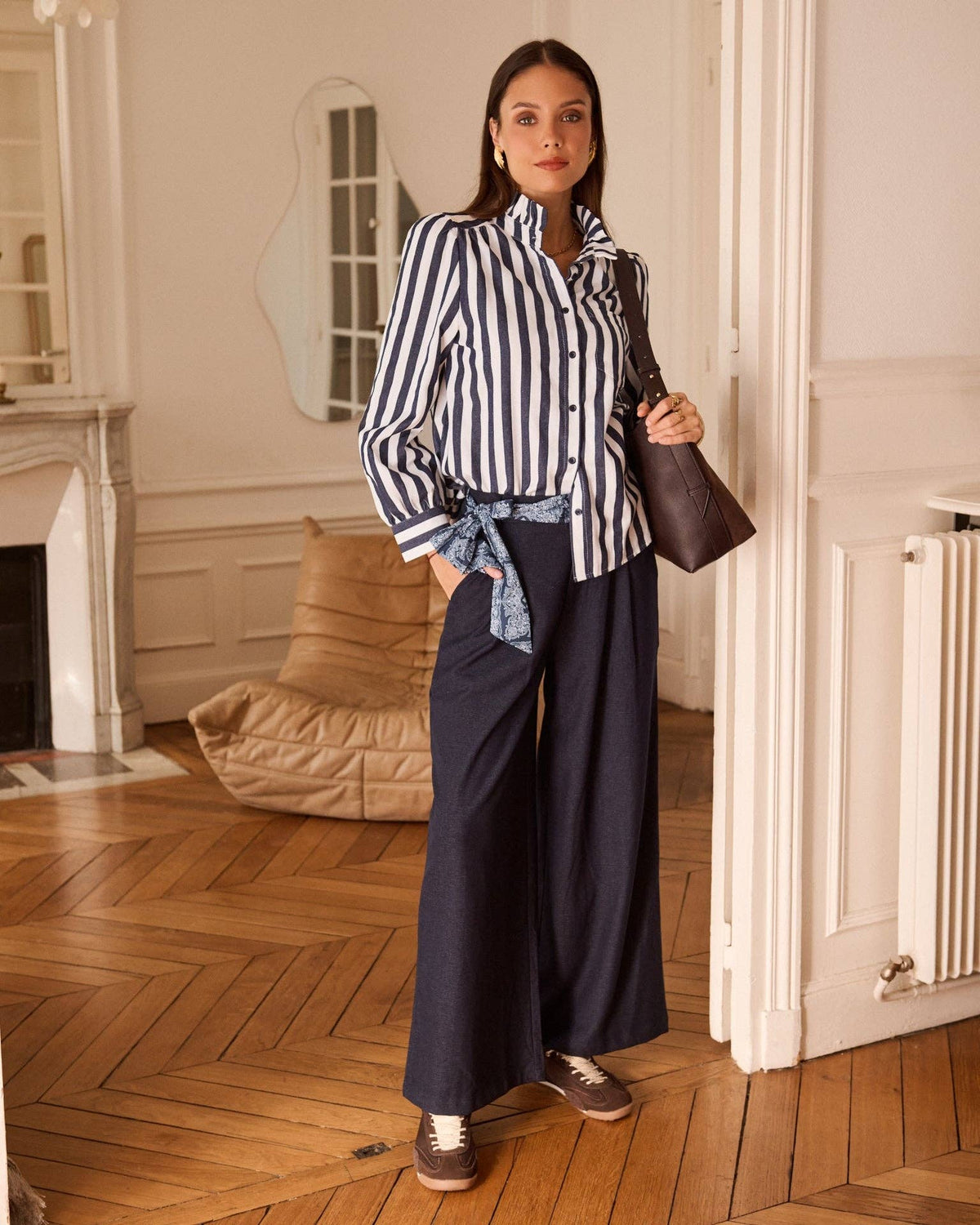 Dottie shirt: Navy / S