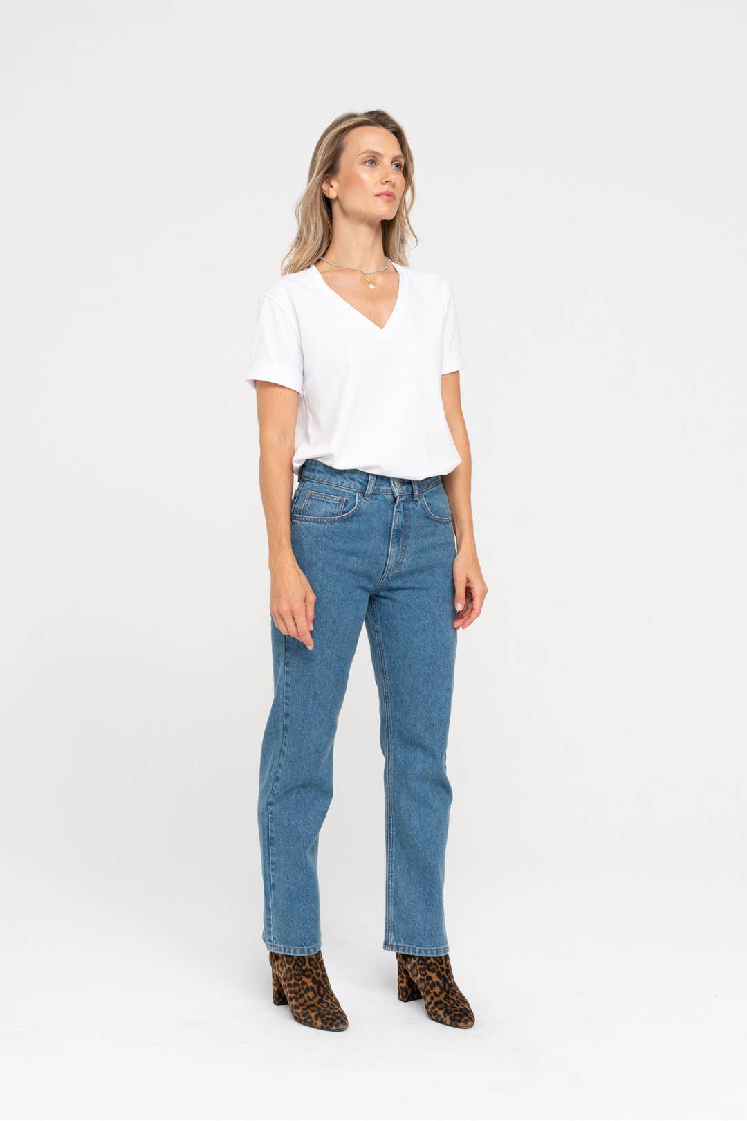Jeans 'LA PARISIENNE'  | flattering slim fit: Blue / S