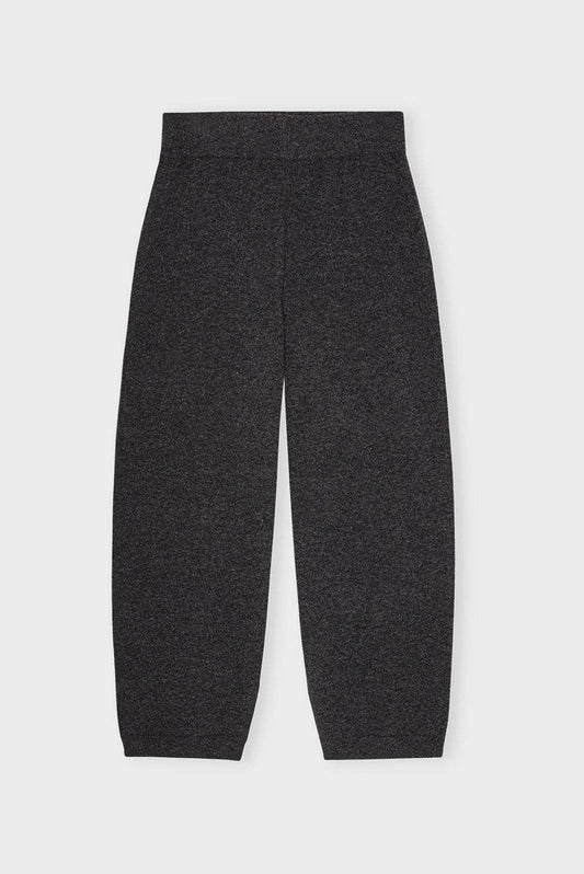 Yours knit pants merino: Charcoal melange / M