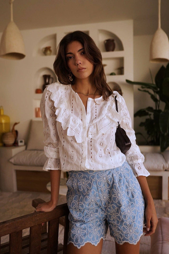 Beautiful Blouse: Blanc / M/L