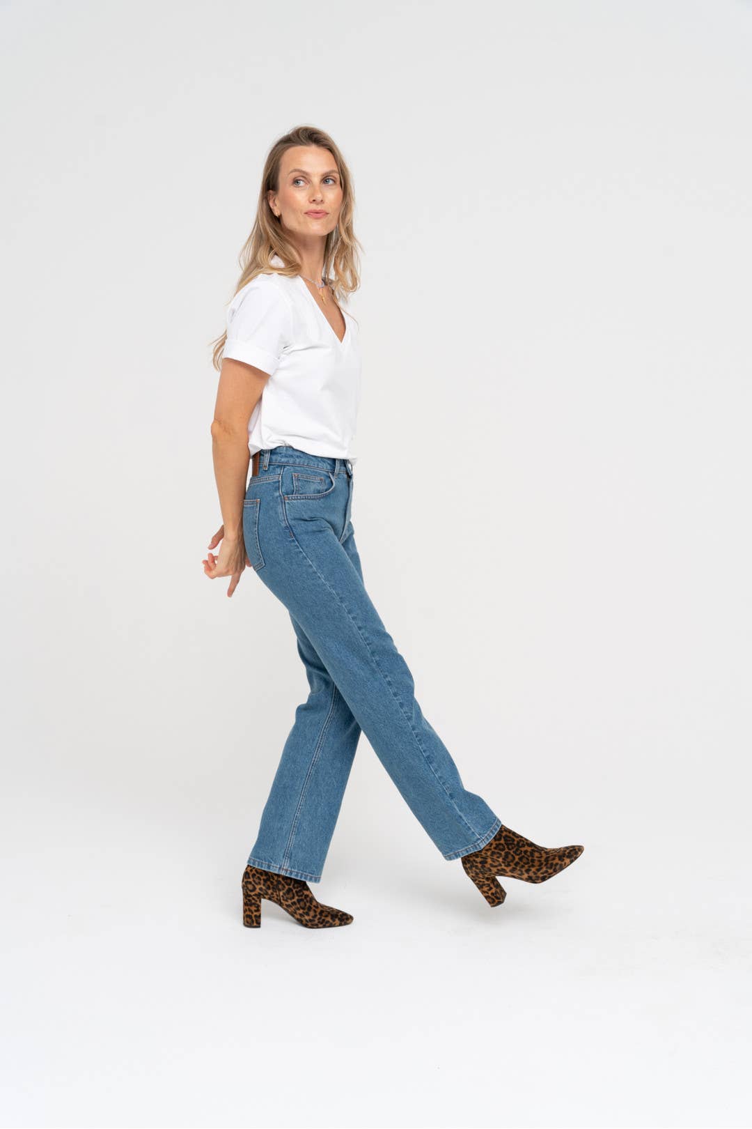 Jeans 'LA PARISIENNE'  | flattering slim fit: Blue / M