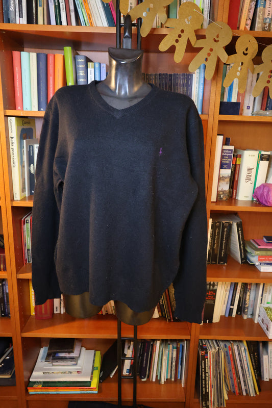 Black Ralph Lauren wool sweater