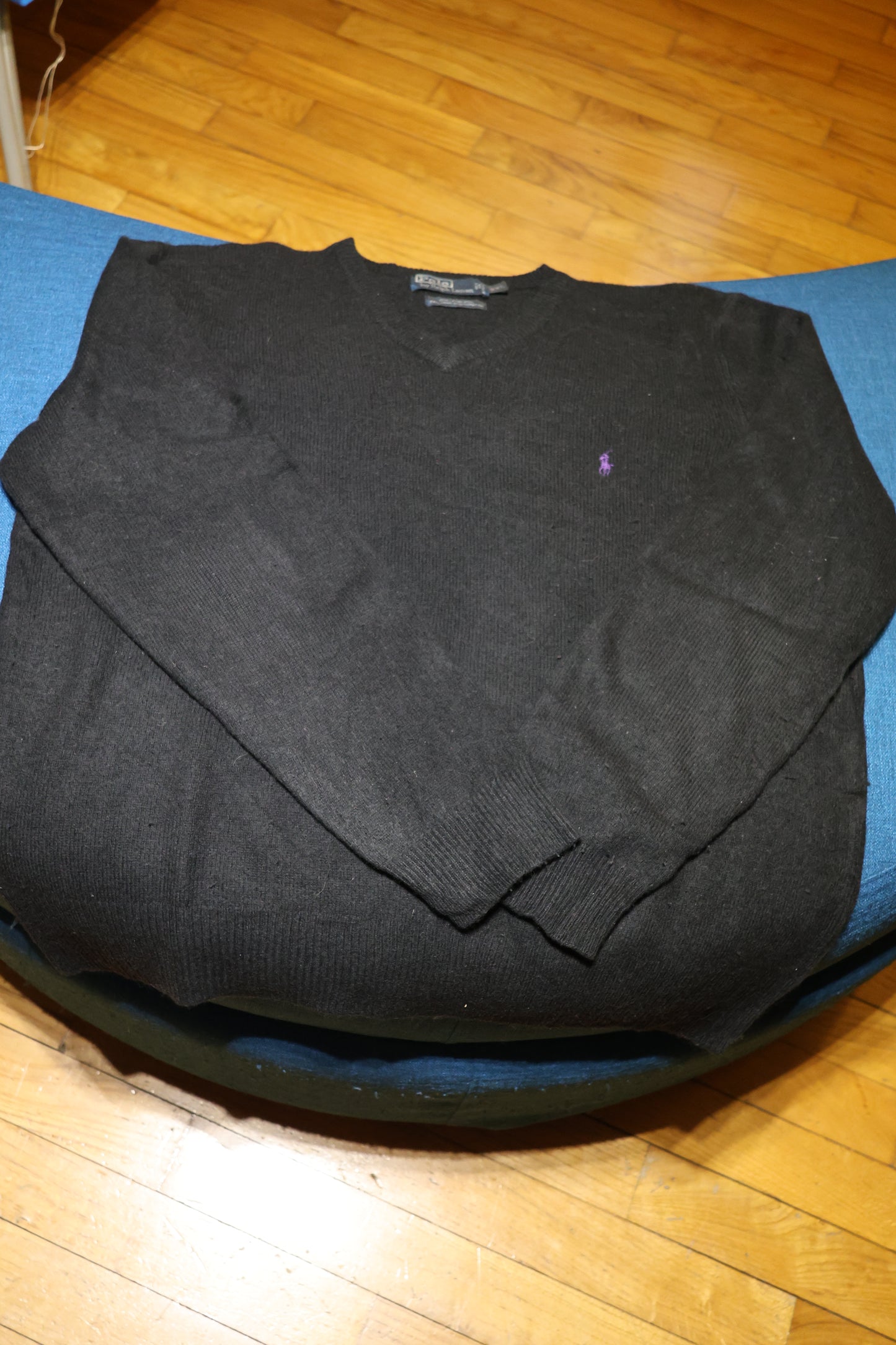 Black Ralph Lauren wool sweater