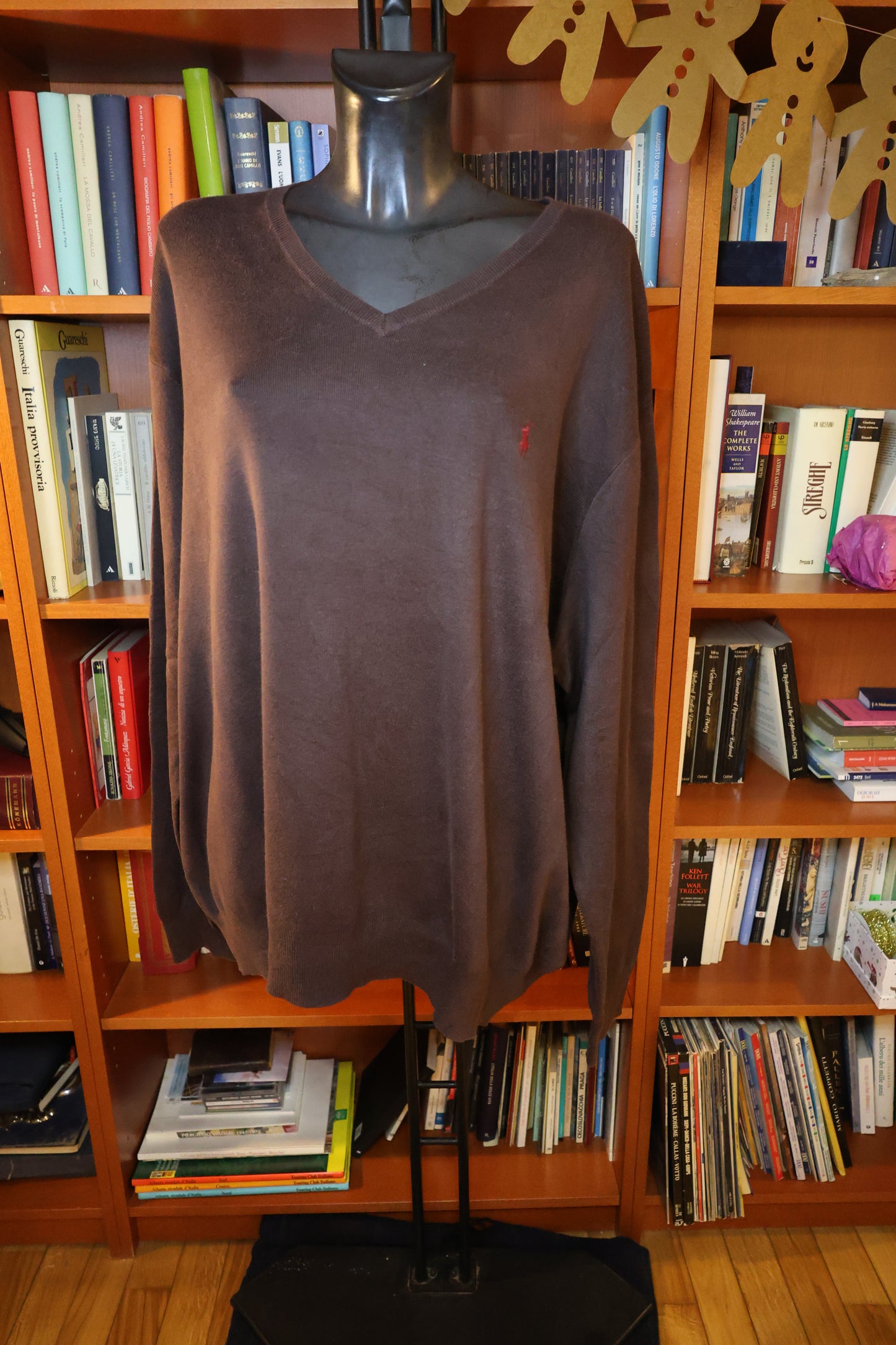 Chocolate Ralph Lauren premium cotton sweater