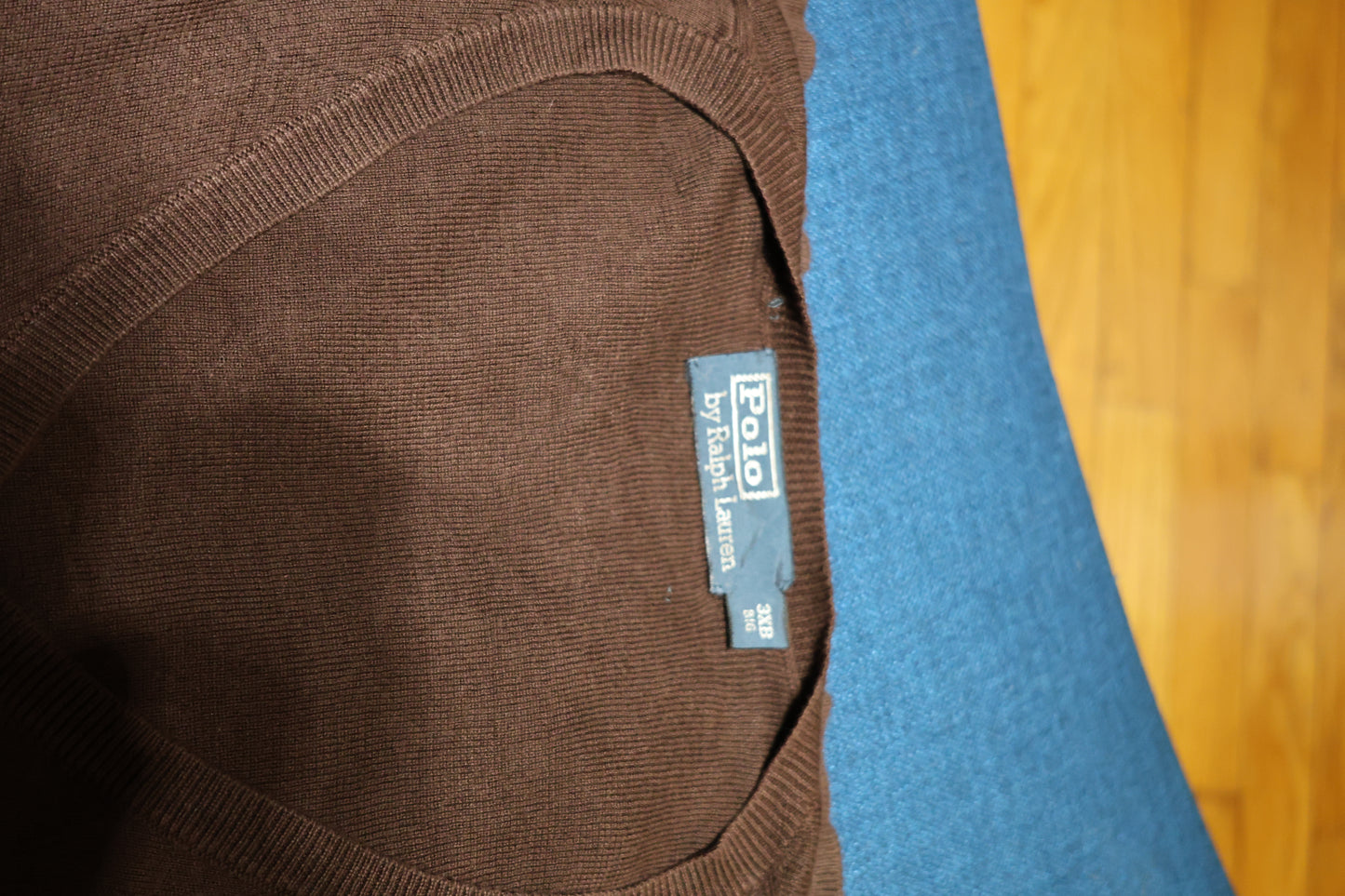 Chocolate Ralph Lauren premium cotton sweater