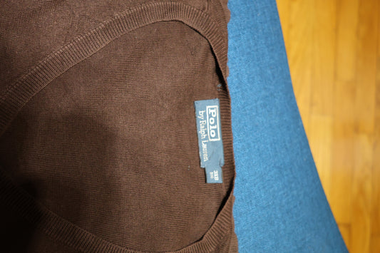 Chocolate Ralph Lauren premium cotton sweater