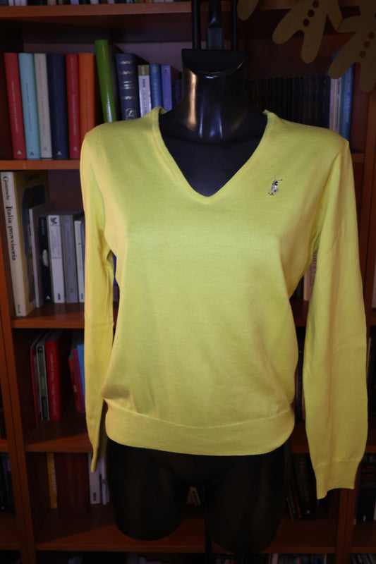 Lemon yellow Ralph Lauren sweater