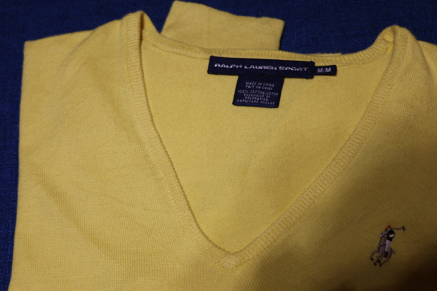 Lemon yellow Ralph Lauren sweater