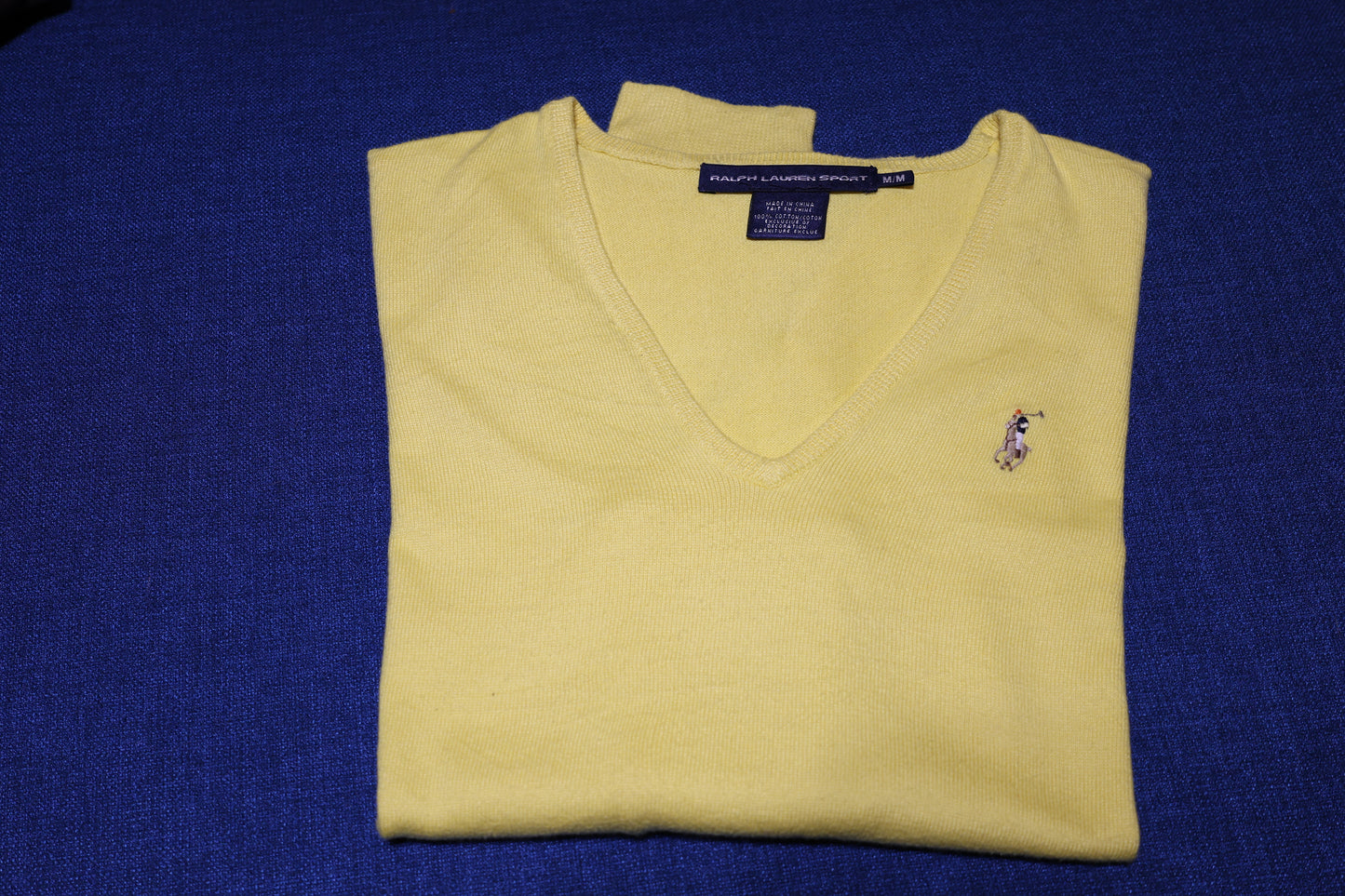 Lemon yellow Ralph Lauren sweater