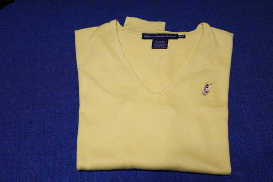 Lemon yellow Ralph Lauren sweater
