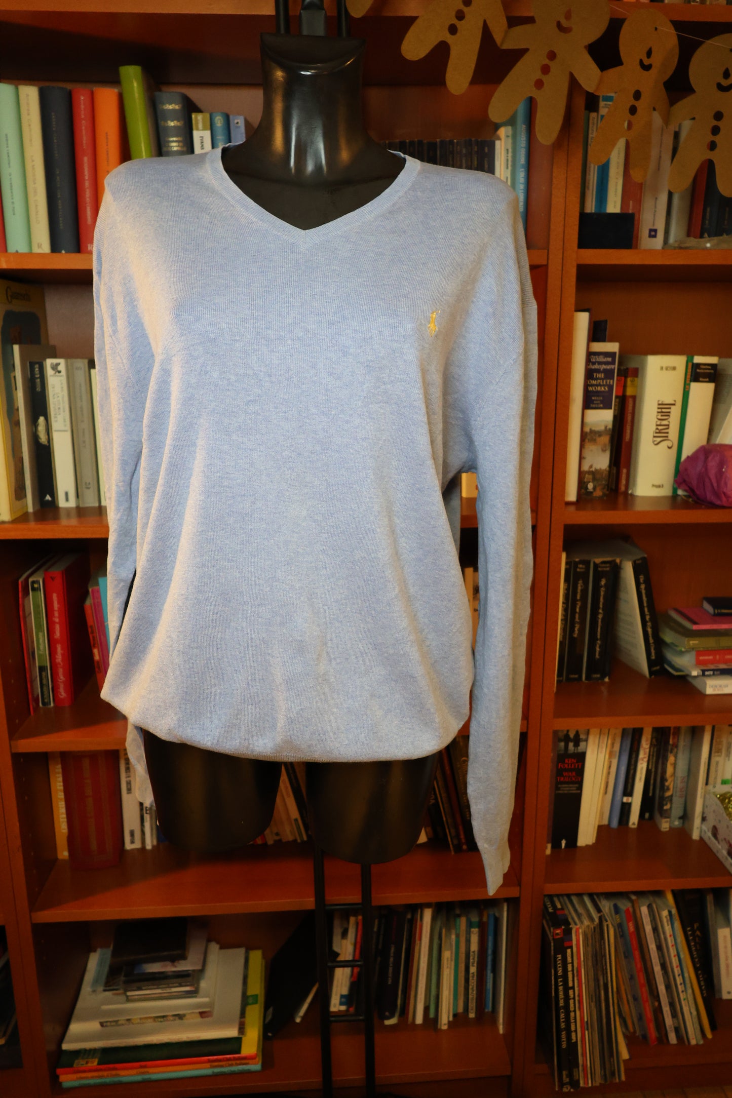 Baby blue Ralph Lauren sweater