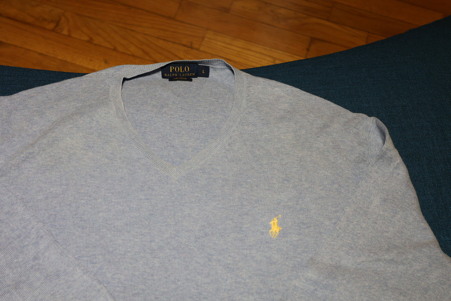 Baby blue Ralph Lauren sweater