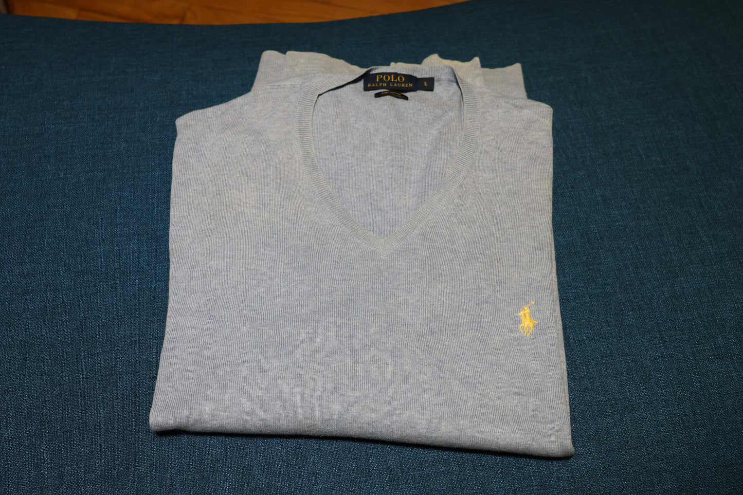 Baby blue Ralph Lauren sweater