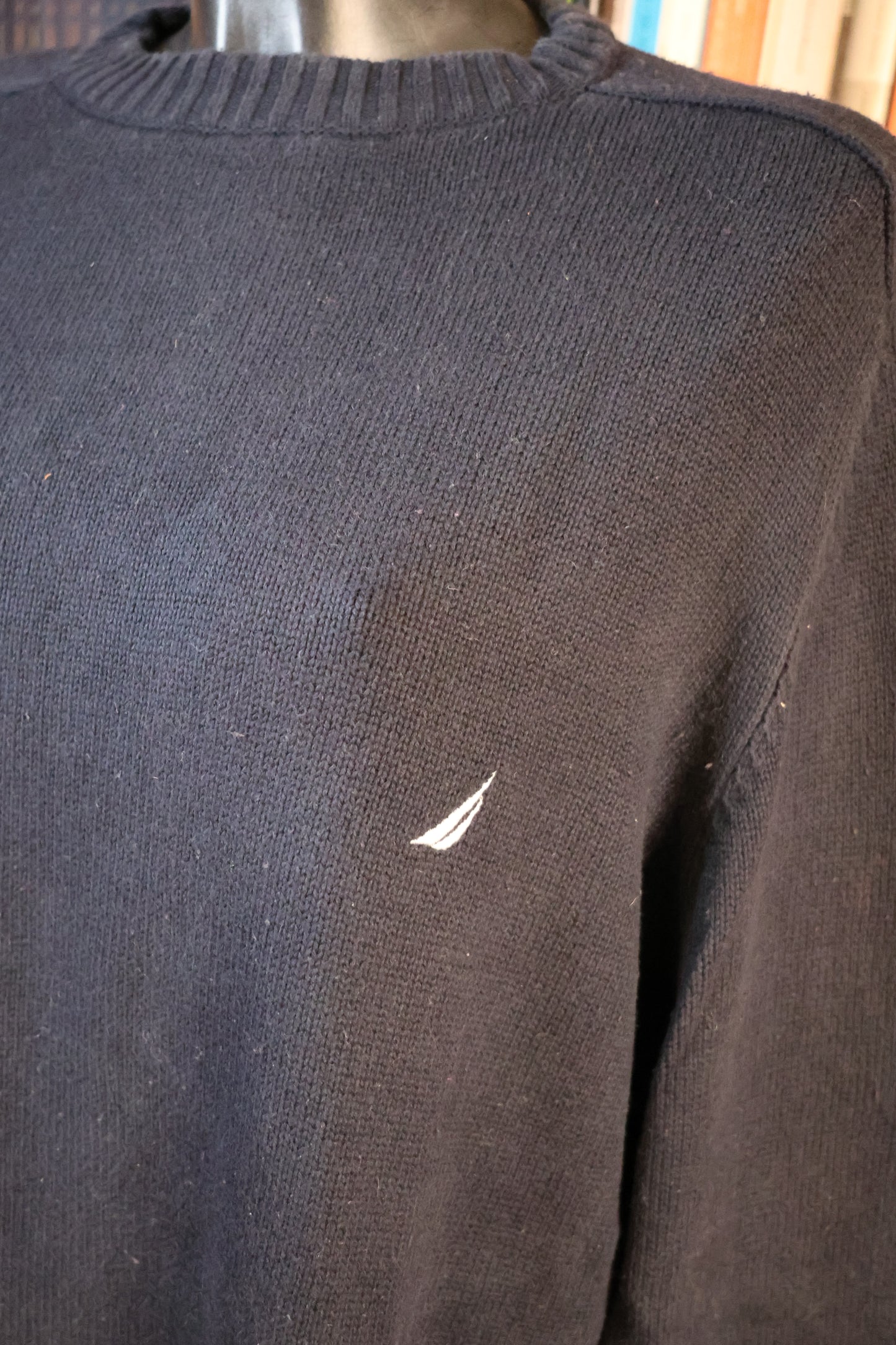 Navy blue sweater