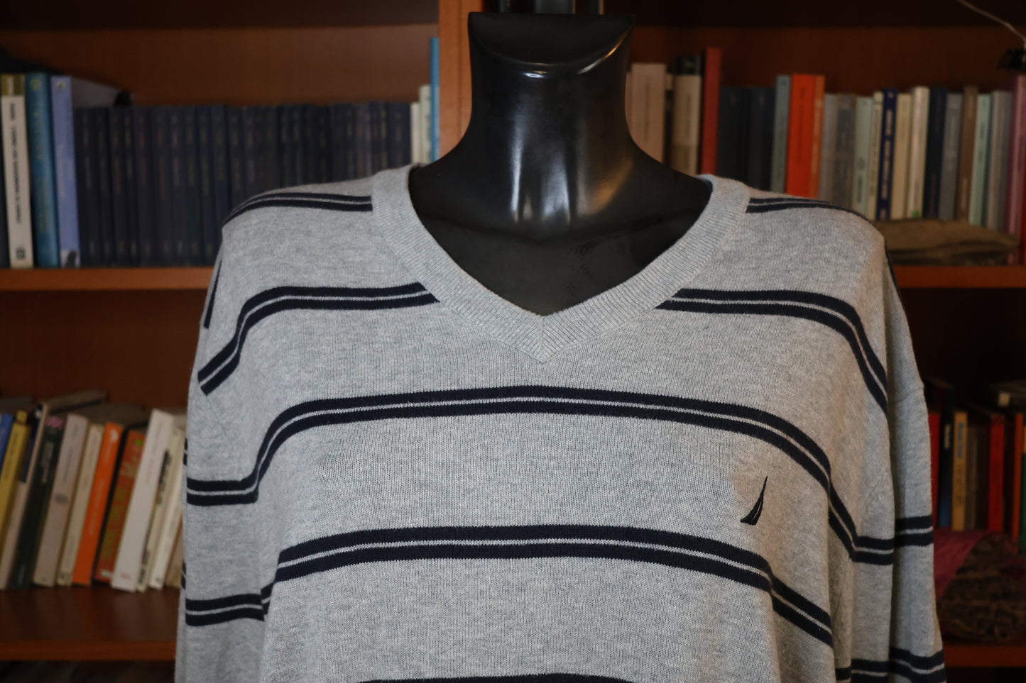 Striped boyfriend sweater