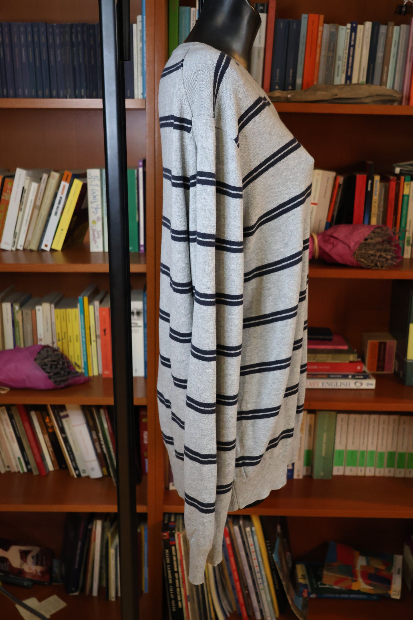 Striped boyfriend sweater