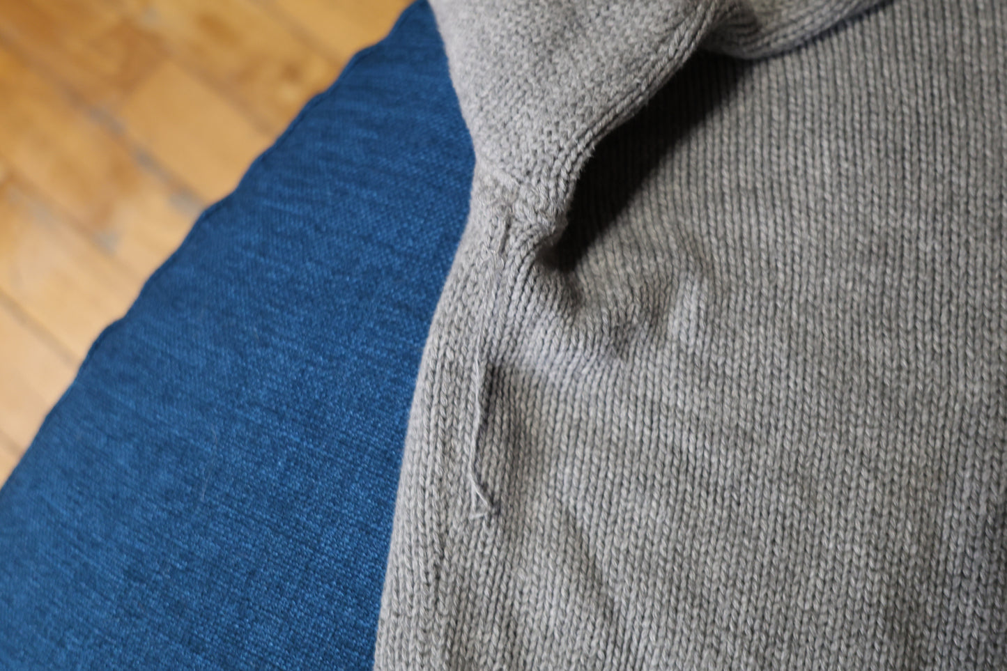 White & Grey sweater