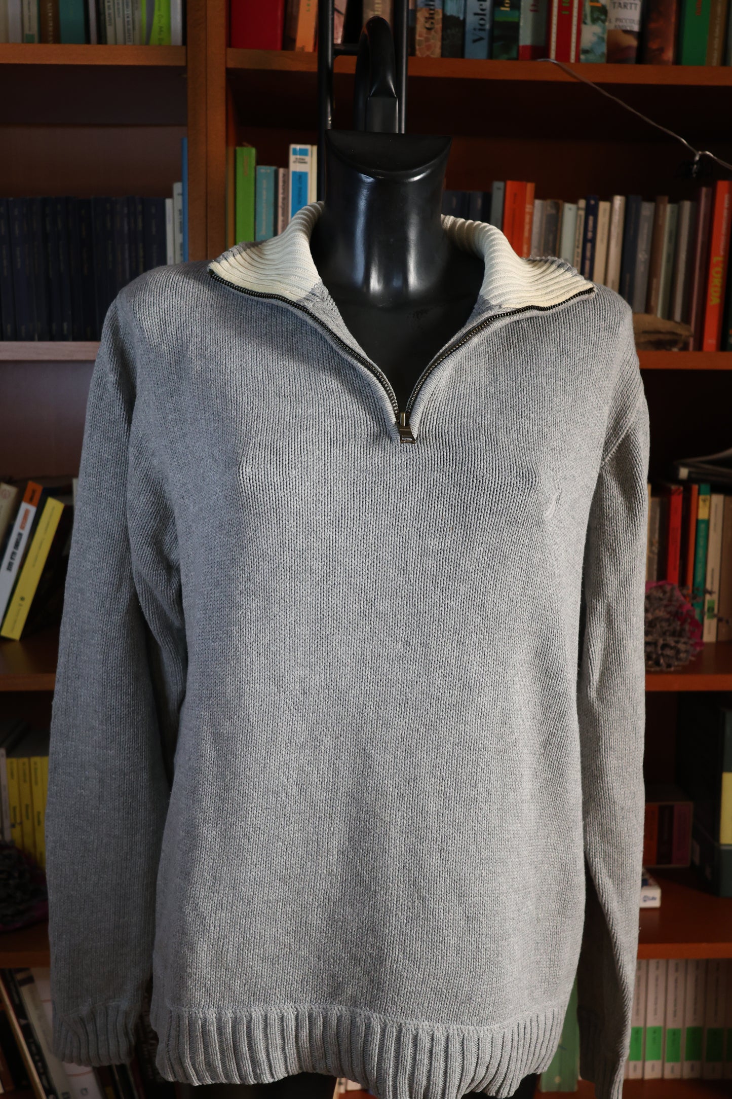 White & Grey sweater