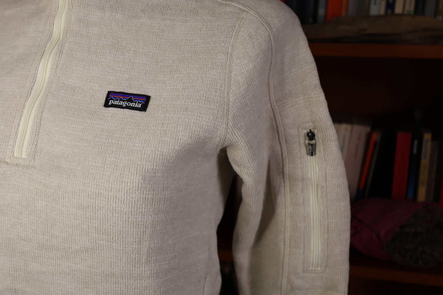 White Patagonia pile